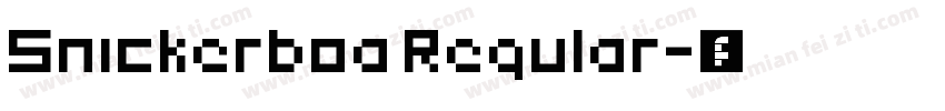 Snickerboa Regular字体转换